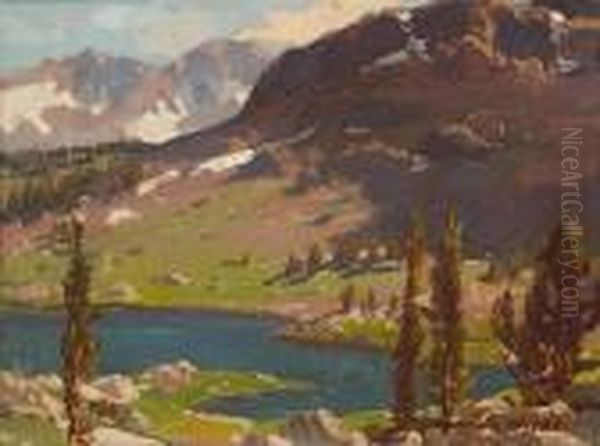 Tioga Pass Oil Painting by Edgar Alwin Payne