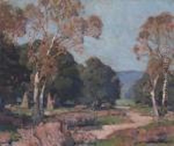 Inland Landscape Oil Painting by Edgar Alwin Payne