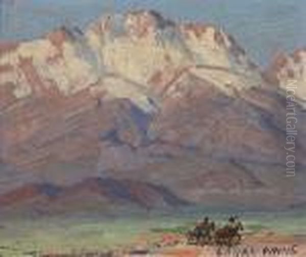 Owens Valley At Big Pine Oil Painting by Edgar Alwin Payne