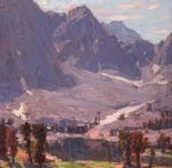 Home Of Golden Trout, Sierras Oil Painting by Edgar Alwin Payne