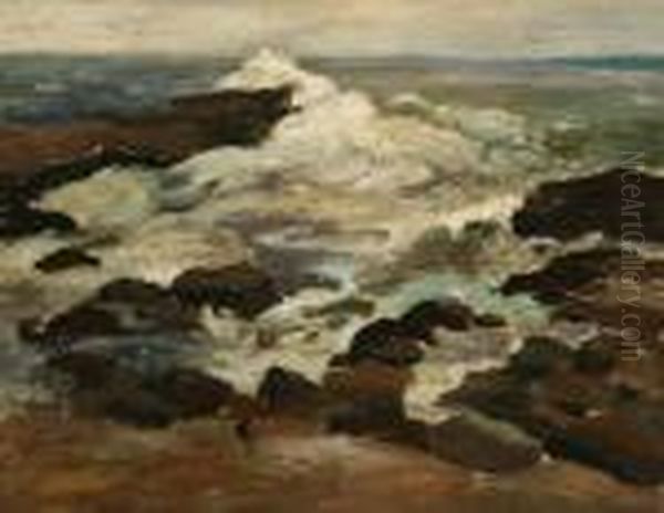 Monterey Coast Oil Painting by Edgar Alwin Payne