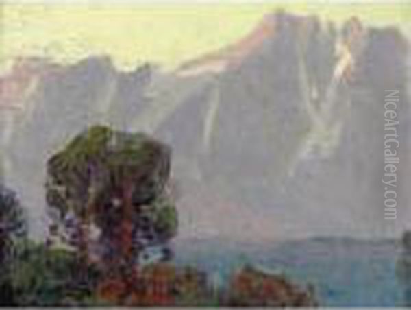 Mountains Oil Painting by Edgar Alwin Payne