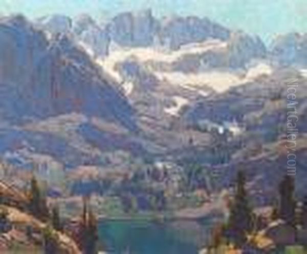 Lake In The Sierras Oil Painting by Edgar Alwin Payne