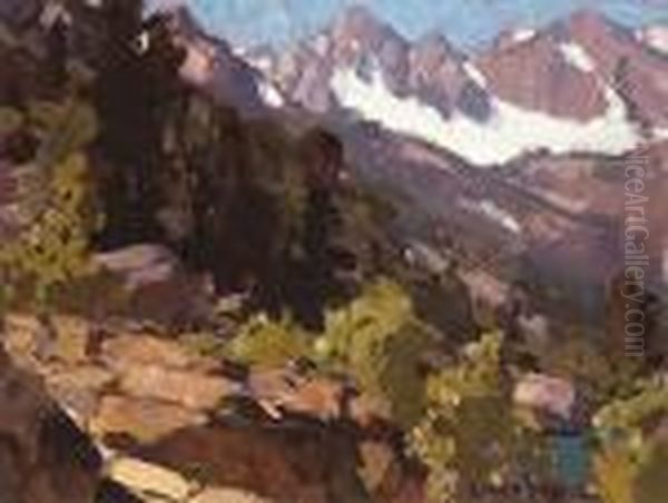 Sierras, Lake Payne Oil Painting by Edgar Alwin Payne