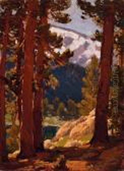 Redwoods Oil Painting by Edgar Alwin Payne