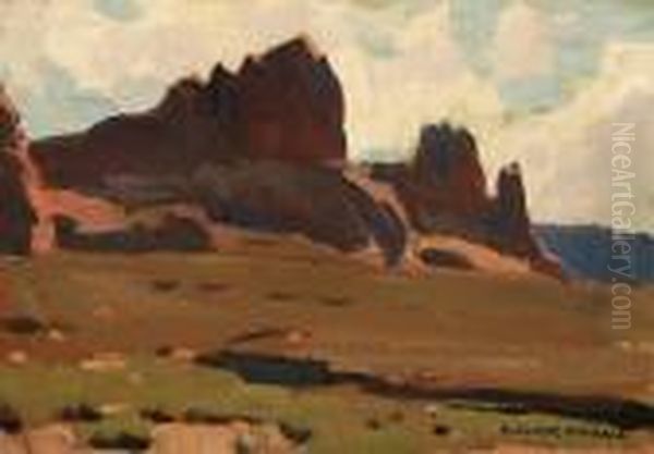 Desert Hills Arizona Oil Painting by Edgar Alwin Payne