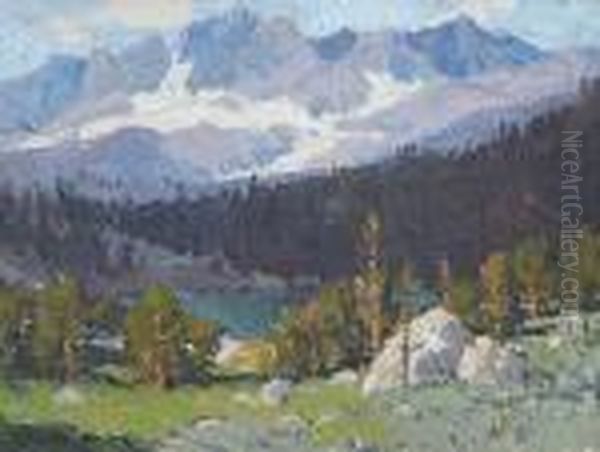 High Sierras Oil Painting by Edgar Alwin Payne