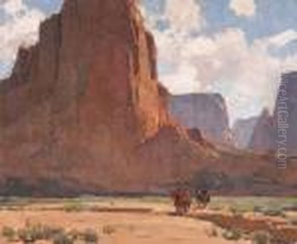 Canyon De Chelly Oil Painting by Edgar Alwin Payne