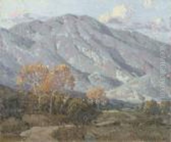 San Gabriel Foothills Oil Painting by Edgar Alwin Payne