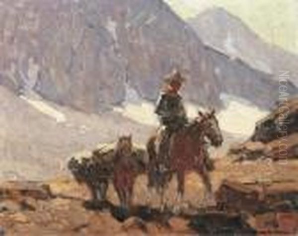 Bishop Pass Oil Painting by Edgar Alwin Payne