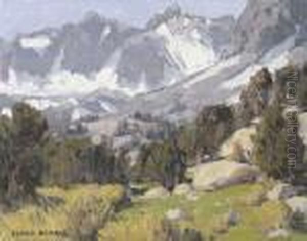 North Palisade, The Upper Lodge Trail Oil Painting by Edgar Alwin Payne