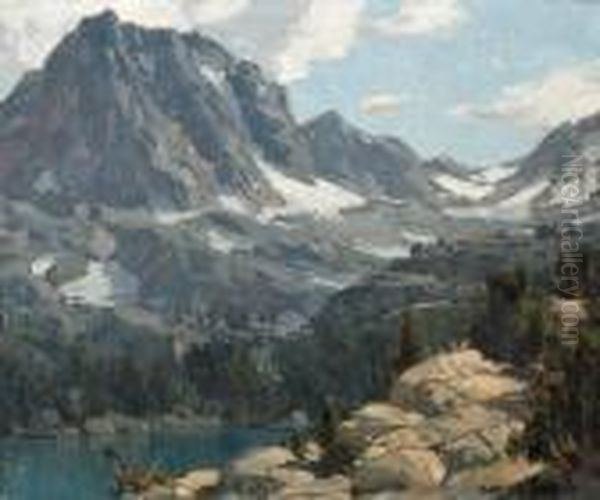 Lake In The High Sierras by Edgar Alwin Payne