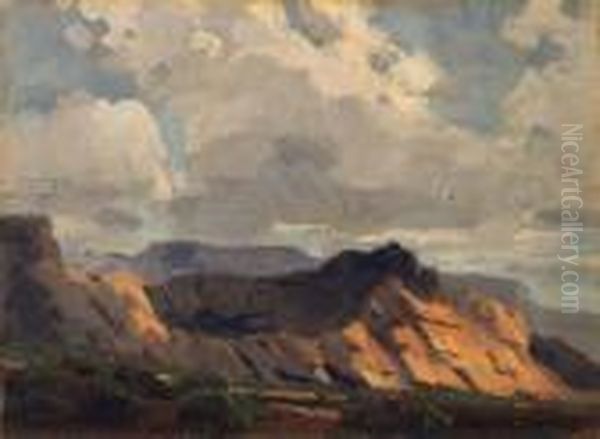 Arizona Oil Painting by Edgar Alwin Payne