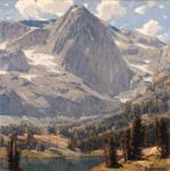 High Sierra Lake Oil Painting by Edgar Alwin Payne