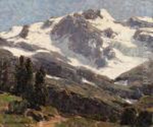 The Sierra Mountains Oil Painting by Edgar Alwin Payne