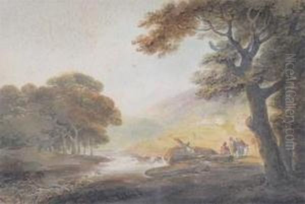 Vale Of Health, Glamorgan Oil Painting by William Payne