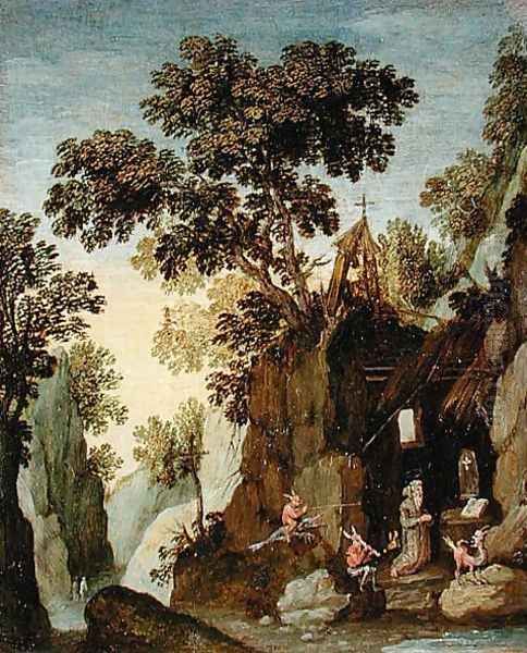 The Temptation of St. Anthony Oil Painting by Maerten Ryckaert