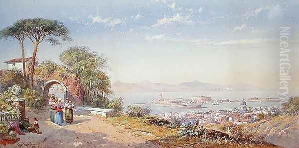 Messina, 1883 Oil Painting by Charles Rowbotham