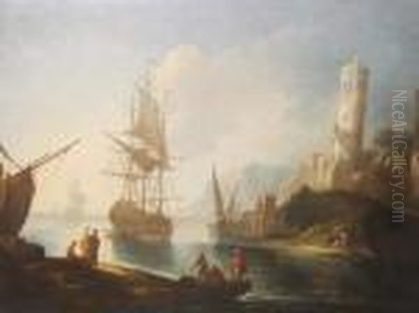 Marine Oil Painting by Bonaventura, the Elder Peeters