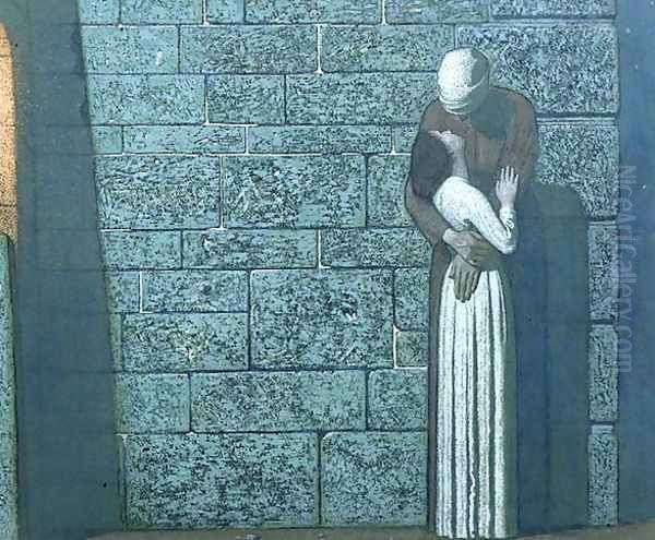 The Farewell, 1907 Oil Painting by Frederick Cayley Robinson