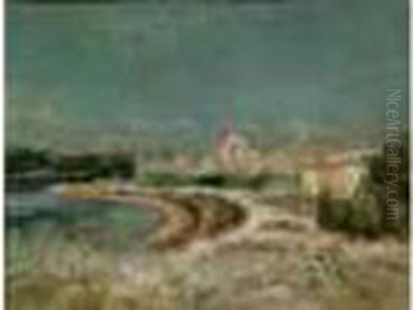 Paysage Oil Painting by Auguste Pegurier