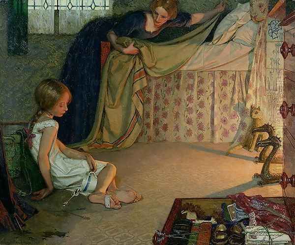 The Foundling, 1896 Oil Painting by Frederick Cayley Robinson