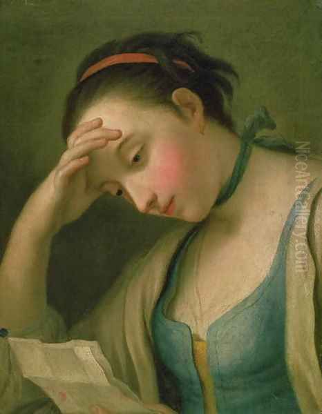 Portrait of a Woman 2 Oil Painting by Pietro Antonio Rotari