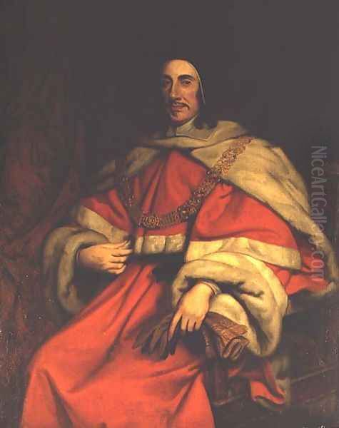 Sir Orlando Bridgeman 1608-74 1st Baronet Oil Painting by John Riley