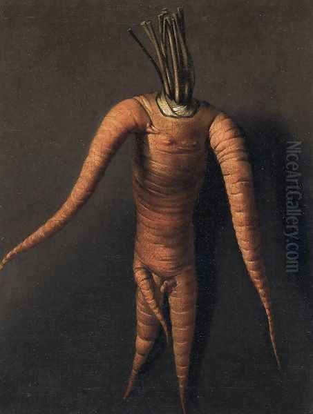 The Carrot 1699 Oil Painting by Willem Frederik van Royen