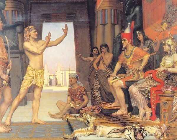 Joseph Interpreting Pharaoh's Dream 1894 Oil Painting by Arthur Reginald