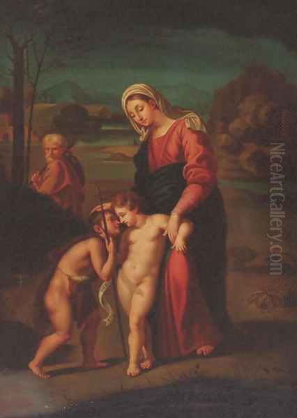 The Holy Family Oil Painting by Ramsay Richard Reinagle