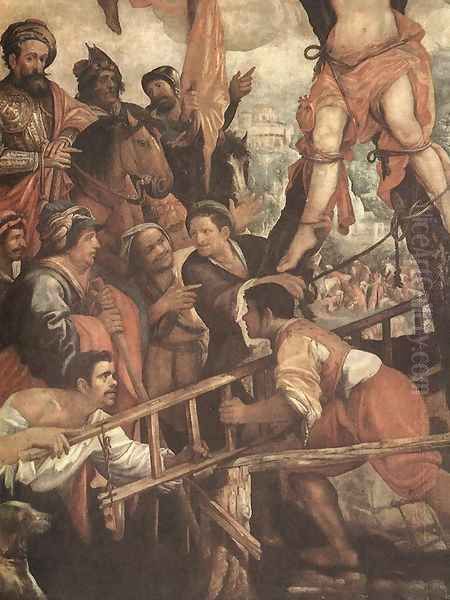 The Martyrdom of St Andrew c. 1612 Oil Painting by Juan de las Roelas