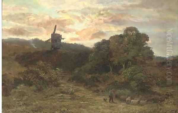 A bit of Surrey, near Hazelmere Oil Painting by Leopold Rivers