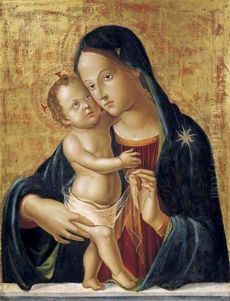 Madonna and Child Oil Painting by Antoniazzo Romano