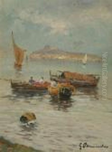 Pescatori Oil Painting by Giuseppe Pennasilico