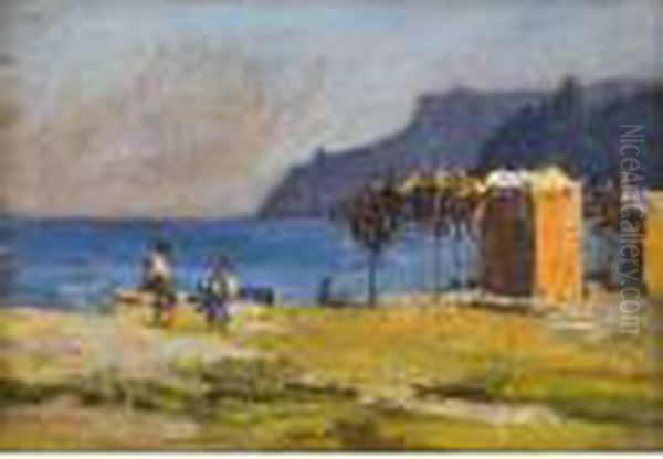 Spiaggia Oil Painting by Giuseppe Pennasilico