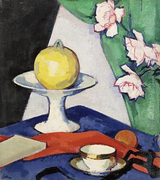 Still Life Oil Painting by Samuel John Peploe