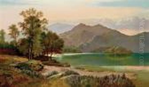 Loch Katrine Oil Painting by Sidney Richard Percy