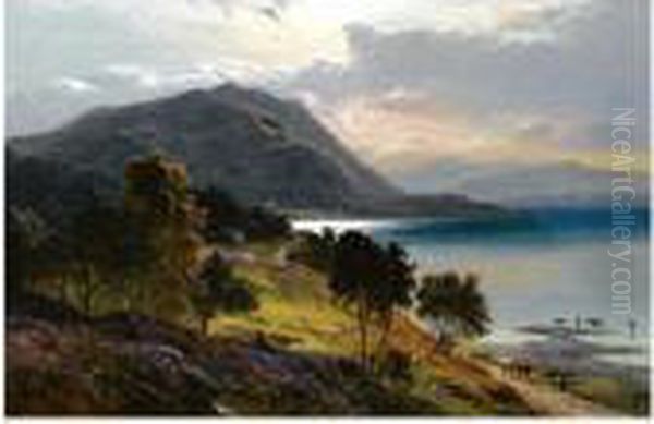 Loch Linnie Oil Painting by Sidney Richard Percy