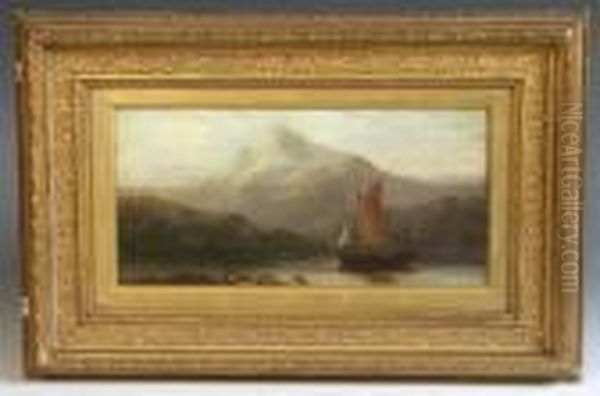 Sailing Boat Oil Painting by Sidney Richard Percy