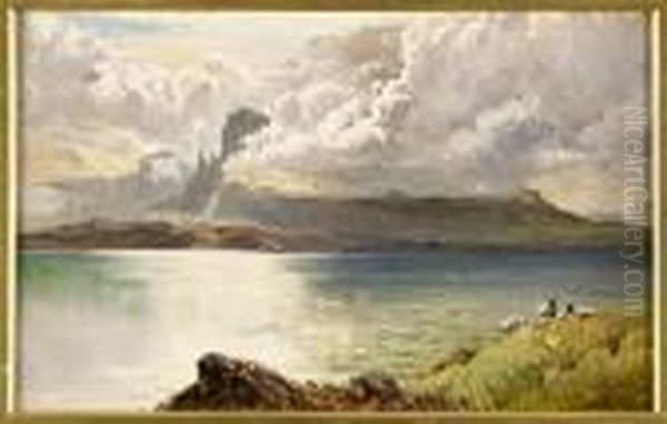 Skye Oil Painting by Sidney Richard Percy