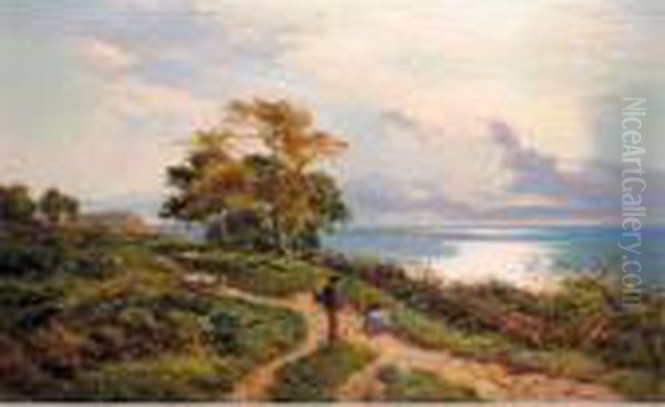 Overlooking The Bay Oil Painting by Sidney Richard Percy