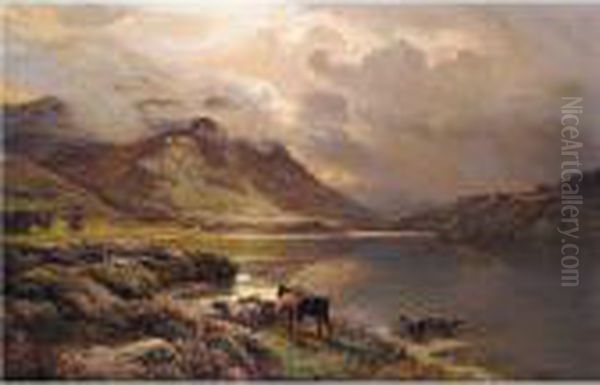 Glen Dochart, Perthshire Oil Painting by Sidney Richard Percy