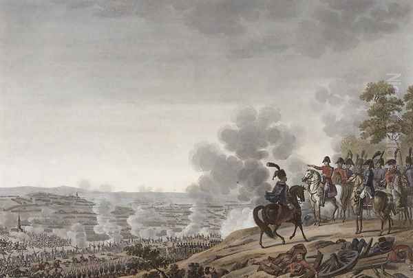 The Battle of the Moskva, 7 September 1812, engraved by Jacques Couche Oil Painting by Roehn, Adolphe Eugene Gabriel