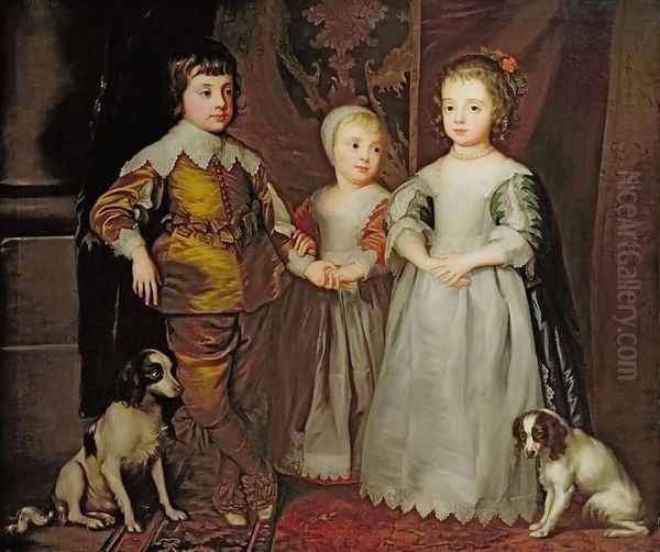 The Children of Charles I Oil Painting by Catherine Read