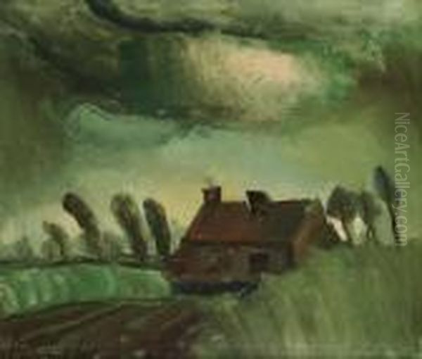 Ferme En Flandres Oil Painting by Constant Permeke