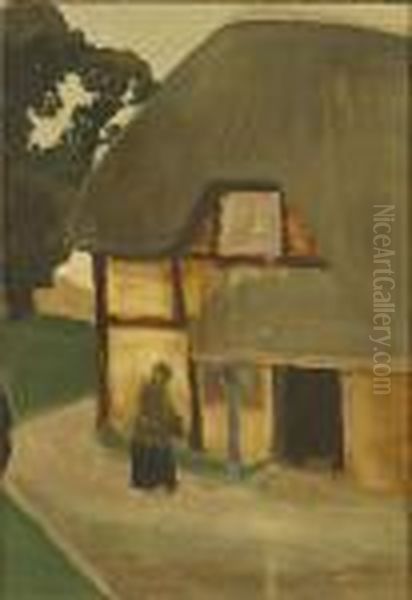 Hoeve Oil Painting by Constant Permeke