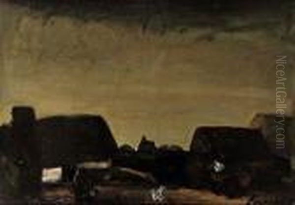 A Farm In Flanders Oil Painting by Constant Permeke