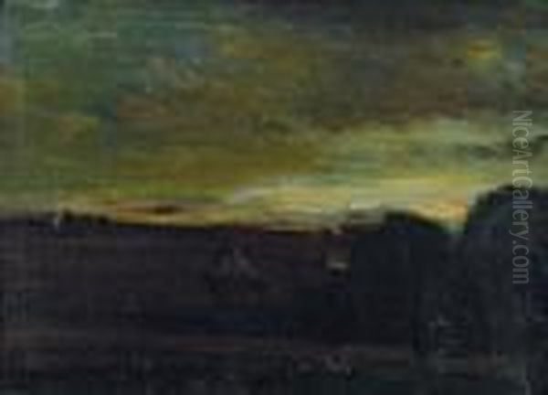 Paysage Oil Painting by Constant Permeke