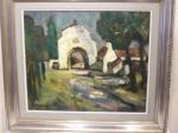 Entree De Ferme Oil Painting by Constant Permeke